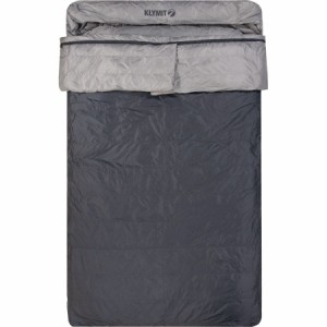 (取寄) クライミット KSB ダブル スリーピング バッグ 30F ダウン Klymit KSB Double Sleeping Bag: 30F Down Grey/Light Grey