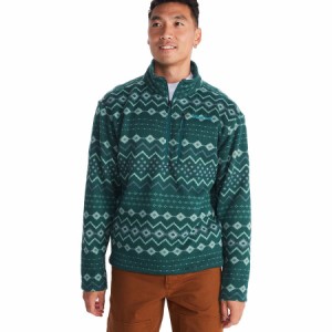 (取寄) マーモット メンズ ヘビーウェイト ドロップ ライン プリンテッド 1/2-ジップ - メンズ Marmot men Heavyweight Drop Line Printe