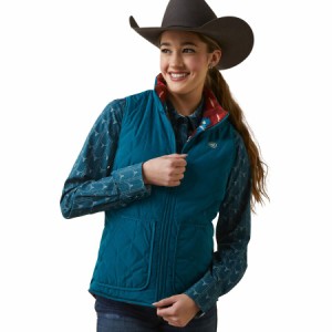 (取寄) アリアット レディース ディロン リバーシブル インサレーテッド ベスト - ウィメンズ Ariat women Dilon Reversible Insulated V