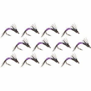 (取寄) モンタナフライカンパニー ユアンズ ハイ-デフ バエティス - 12-パック Montana Fly Company Juan's High-Def Baetis - 12-Pack P