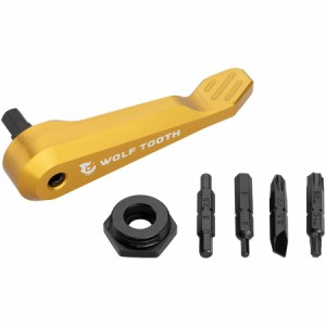 (取寄) ウルフトゥースコンポーネンツ アクスル ハンドル マルチ-ツール Wolf Tooth Components Axle Handle Multi-Tool Gold