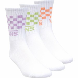 (取寄) バンズ レディース クラシック チェック クルー ソック - 3-パック - ウィメンズ Vans women Classic Check Crew Sock - 3-Pack -