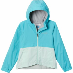 (取寄) コロンビア ガールズ レイン-ジラ ジャケット - ガールズ Columbia girls Rain-Zilla Jacket - Girls' Geyser/Sea Ice