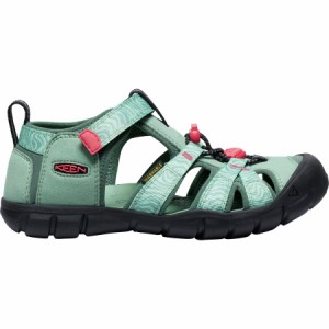 (取寄) キーン キッズ シーキャンプ リ シーエヌエックス サンダル - キッズ KEEN kids Seacamp II CNX Sandal - Kids' Granite Green/Ca