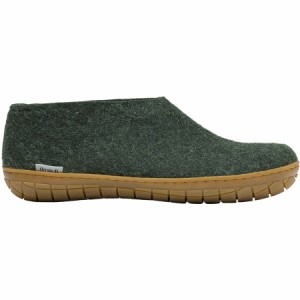 (取寄) グレーラップ ザ シューズ ラバー スリッパ Glerups The Shoe Rubber Slipper Forest/Tan