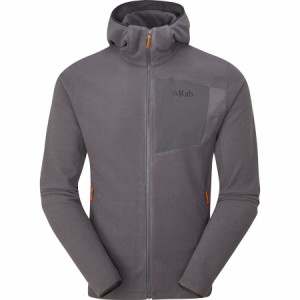 (取寄) ラブ メンズ テクトン フーデット ジャケット - メンズ Rab men Tecton Hooded Jacket - Men's Graphene