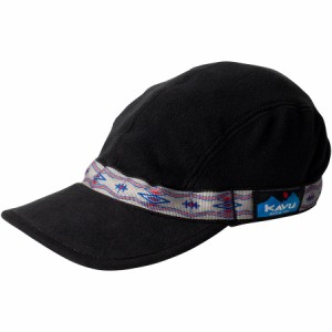 (取寄) カブー フリース ストラップキャップ KAVU Fleece Strapcap Black Bean