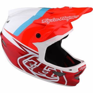 (取寄) トロイリーデザインズ D3 ファイバーライト ヘルメット Troy Lee Designs D3 Fiberlite Helmet Slant Red