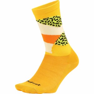 (取寄) デフィート エアイーター 6インチ ジャングル ソック DeFeet Aireator 6in Jungle Sock Light Gold