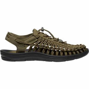 (取寄) キーン メンズ ユニーク サンダル - メンズ KEEN men Uneek Sandal - Men's Dark Olive/Black