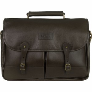 (取寄) バブアー レザー 11.5L ブリーフケース Barbour Leather 11.5L Briefcase Dark Brown