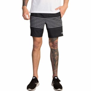 (取寄) ルーカ メンズ ヨガー ストレッチ ショート - メンズ RVCA men Yogger Stretch Short - Men's Black/White