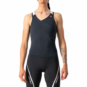 (取寄) カステリ レディース ソラリス トップ ジャージ - ウィメンズ Castelli women Solaris Top Jersey - Women's Light Black/White