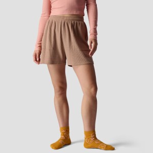 (取寄) ストイック レディース ウィッキング ワッフル ショート - ウィメンズ Stoic women Wicking Waffle Short - Women's Golden Brown