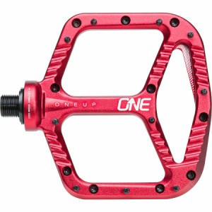 (取寄) ワンアップコンポーネント アルミニウム ペダル OneUp Components Aluminum Pedal Red