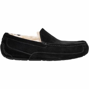 (取寄) アグ メンズ アスコット スリッパ - メンズ UGG men Ascot Slipper - Men's Black (Suede)