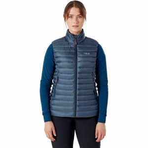 (取寄) ラブ レディース マイクロライト ダウン ベスト - ウィメンズ Rab women Microlight Down Vest - Women's Steel