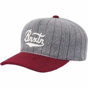 (取寄) ブリクストン MP キャップ Brixton Burt Mp Cap Light Heather Grey/Burgundy