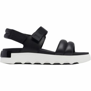 (取寄) ソレル レディース バイブ サンダル - ウィメンズ SOREL women VIIBE Sandal - Women's Black/ Sea Salt