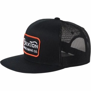 (取寄) ブリクストン グレード HP トラッカー ハット Brixton Grade HP Trucker Hat Black/Orange/White