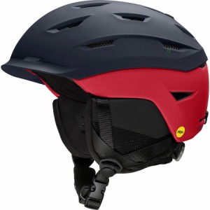 (取寄) スミス レベル ミプス ヘルメット Smith Level Mips Helmet Matte Midnight Navy/Crimson