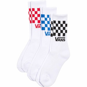 (取寄) バンズ キッズ ドロップ V クラシック チェック クルー ソック - キッズ Vans kids Drop V Classic Check Crew Sock - Kids' True