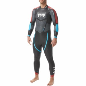 (取寄) TYR メンズ ハリケーン キャット3 ウェットスーツ - メンズ TYR men Hurricane CAT3 Wetsuit - Men's Black/Red/Blue