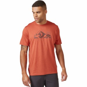 (取寄) ラブ メンズ マントル マウンテン T-シャツ - メンズ Rab men Mantle Mountain T-Shirt - Men's Red Clay