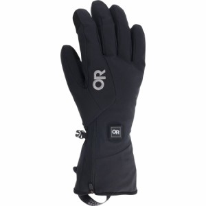 (取寄) アウトドア リサーチ シュアショット ヒーティッド ソフトシェル グローブ Outdoor Research Sureshot Heated Softshell Glove Bl