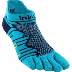 (取寄) インジンジ ウルトラ ラン ノーショー クールマックス ソック Injinji Ultra Run No-Show CoolMax Sock Pacific Blue