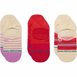 (取寄) スタンス コットン ノー ショー ソック - 3-パック Stance Fulfilled Cotton No Show Sock - 3-Pack Pink