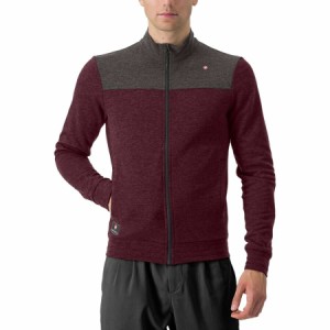 (取寄) カステリ メンズ ヴィゴレッリ トラック ジャケット - メンズ Castelli men Vigorelli Track Jacket - Men's Deep Bordeaux/Nicke