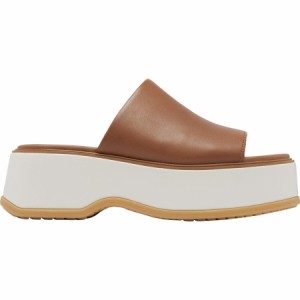 (取寄) ソレル レディース スライド サンダル - ウィメンズ SOREL women Dayspring Slide Sandal - Women's Velvet Tan/Chalk