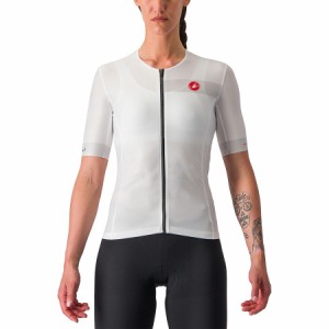 (取寄) カステリ レディース フリー スピード 2 レース トップ - ウィメンズ Castelli women Free Speed 2 Race Top - Women's White/Bla