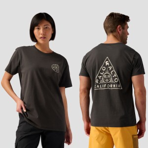 (取寄) バックカントリー パロ アルト ピラミッド T-シャツ Backcountry Palo Alto Pyramid T-Shirt Black Wash