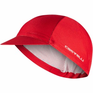 (取寄) カステリ ロッソ コルサ 2 キャップ Castelli Rosso Corsa 2 Cap Rich Red