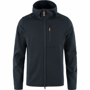 (取寄) フェールラーベン メンズ ケブ フリース フーデット ジャケット - メンズ Fjallraven men Keb Fleece Hooded Jacket - Men's Dark