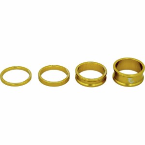 (取寄) ウルフトゥースコンポーネンツ ヘッドセット スペーサー キット Wolf Tooth Components Headset Spacer Kit Gold