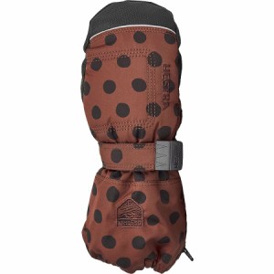 (取寄) ヘストラ トドラー ベイビー ジップ ロング ミトン - トッドラー Hestra toddler Baby Zip Long Mitten - Toddlers' Brown Print