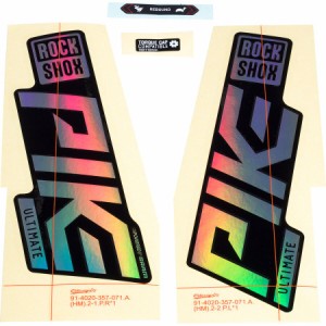 (取寄) ロックショックス ピケ アルティメット デカール キット RockShox Pike Ultimate Decal Kit Rainbow Foil