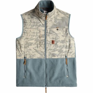 (取寄) トポデザイン メンズ サブアルパイン プリンテッド フリース ベスト - メンズ Topo Designs men Subalpine Printed Fleece Vest -