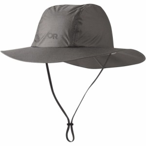 (取寄) アウトドア リサーチ ヘリウム レイン フル ブリム ハット Outdoor Research Helium Rain Full Brim Hat Pewter