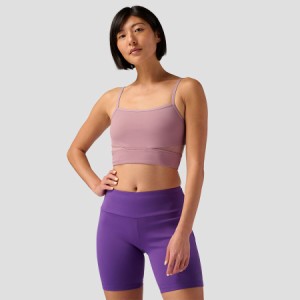 (取寄) バックカントリー レディース スクエア ネック ブラ トップ - ウィメンズ Backcountry women Square Neck Bra Top - Women's Mauv