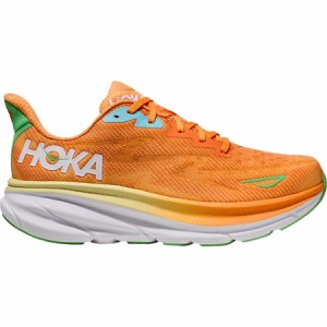 (取寄) ホカオネオネ メンズ クリフトン 9 ランニング シューズ - メンズ HOKA men Clifton 9 Running Shoe - Men's Solar Flare/Sherbet