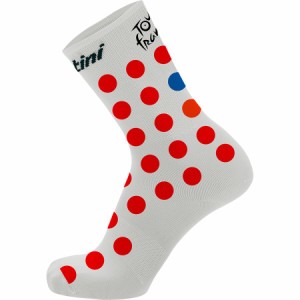 (取寄) サンティーニ TDF ファン オフィシャル GPM リーダー ソックス Santini TDF Fan Official GPM Leader Socks Pois