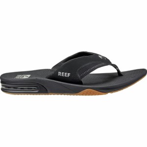 (取寄) リーフ メンズ ファニング フリップ フロップ - メンズ Reef men Fanning Flip Flop - Men's Black/Silver