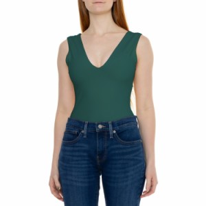 (取寄) フリーピープル キープ イット スリーク ボディスーツ - スリーブレス Free People Keep It Sleek Bodysuit - Sleeveless  Forest