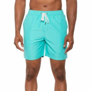 (取寄) エディーバウアー ミクロ ボレー スイム トランクス - Upf 50, 7インチ Eddie Bauer Micro Volley Swim Trunks - UPF 50, 7”  Tu