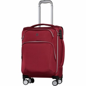 (取寄) ITラゲッジ エクスペクタント スピナー キャリーオン スーツケース - ソフトサイド, エクスパンダブル, レッド IT Luggage 22.2”