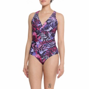 (取寄) エディーバウアー ルーシュド シェーピング ワンピース スイムスーツ - Upf 50 Eddie Bauer Ruched Shaping One-Piece Swimsuit -